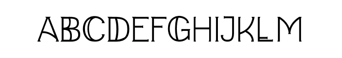 Dinamis Monogram Font UPPERCASE