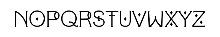 Dinamis Monogram Font UPPERCASE