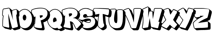 Dinamix Street - Shadow Font UPPERCASE