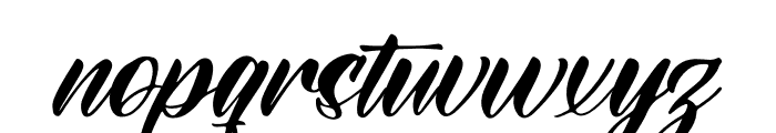 Dinasty Rubby Italic Font LOWERCASE