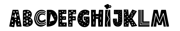 Dingo Nursery Regular Font UPPERCASE