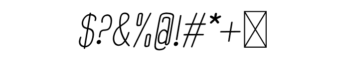 Dinkebilo Italic Font OTHER CHARS
