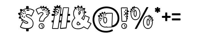 Dino Cirus Font OTHER CHARS