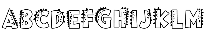 Dino Cirus Font UPPERCASE