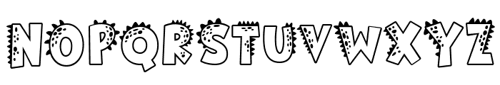 Dino Cirus Font UPPERCASE
