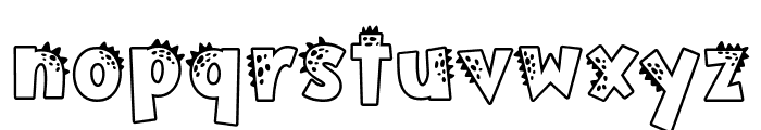 Dino Cirus Font LOWERCASE