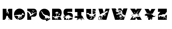 Dino Font BOLD Font LOWERCASE