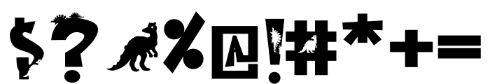 Dino Kids Font OTHER CHARS