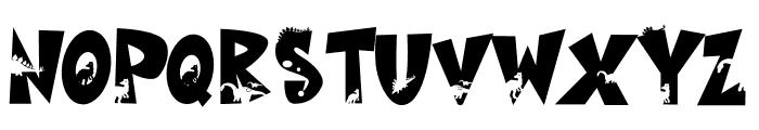 Dino Kids Font LOWERCASE