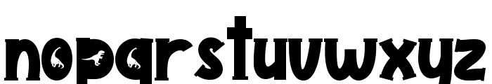 Dino Park Font LOWERCASE