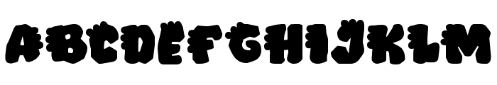 Dino Roar Font UPPERCASE