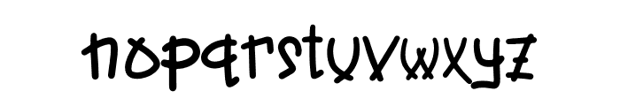 Dino Time Font LOWERCASE