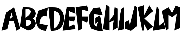 Dino Village Font UPPERCASE