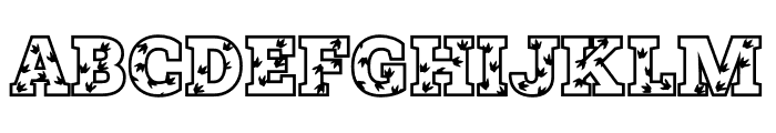 Dino World Serif Font UPPERCASE