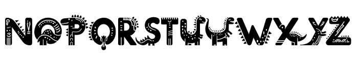 DinoHorn Font LOWERCASE