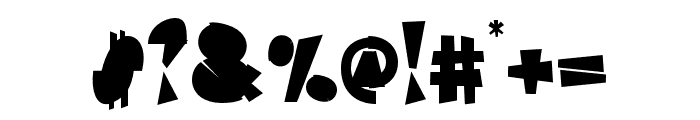 DinoMoose Font OTHER CHARS
