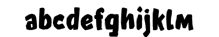 Dinofont Font LOWERCASE