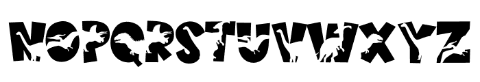 Dinosaur Alt Font UPPERCASE
