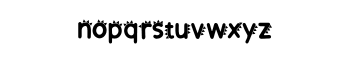 Dinosaur Font Font LOWERCASE