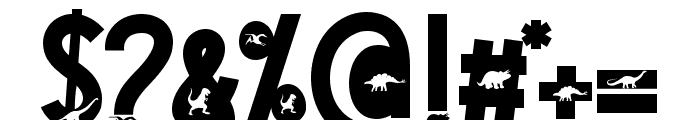 Dinosaur Island Font OTHER CHARS