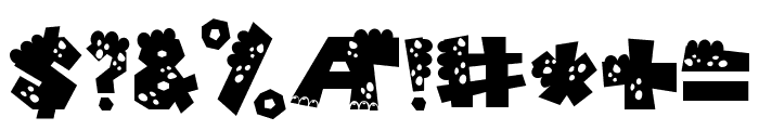 Dinosaur Roar Font Bold Font OTHER CHARS