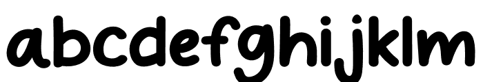 Dinosaur font Regular Font LOWERCASE