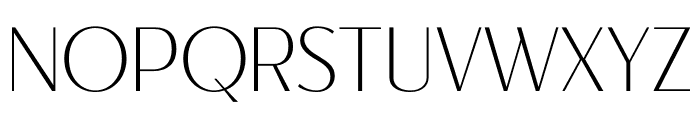 Diona Sans Thin Font UPPERCASE