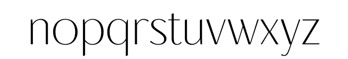 Diona Sans Thin Font LOWERCASE