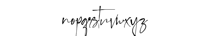 DioraSunbright-Signature Font LOWERCASE