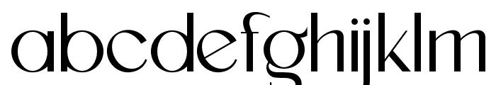 DioreBonneg-Regular Font LOWERCASE