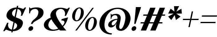 Diraline Italic Font OTHER CHARS
