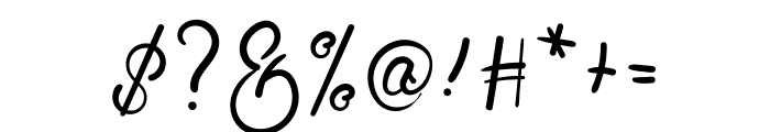 Direct Signature Font OTHER CHARS