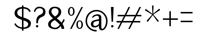 Dirndle-Regular Font OTHER CHARS