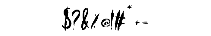 Dirotha Regular Font OTHER CHARS