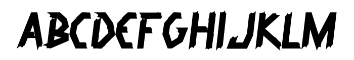 Dirtchunk Font UPPERCASE