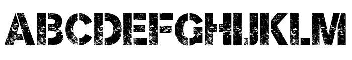 Dirty Grunge Font LOWERCASE