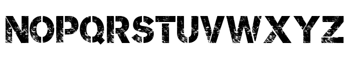 Dirty Grunge Font LOWERCASE