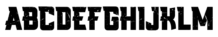 Dirty Lines Regular Font UPPERCASE