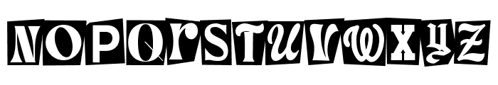 Dirty Punk Regular Font LOWERCASE