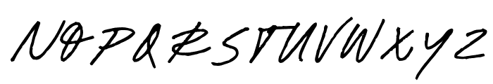 DirtyStroke-Script Font UPPERCASE
