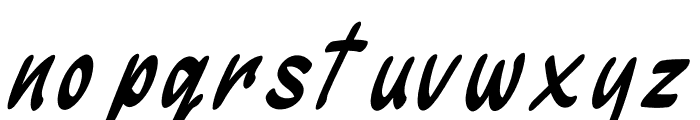 Disania Font LOWERCASE