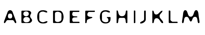 Disappear Font LOWERCASE