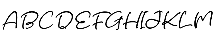 Disckey Italic Font UPPERCASE