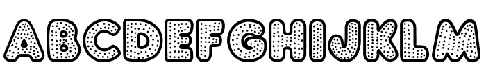 Disco Party Font UPPERCASE