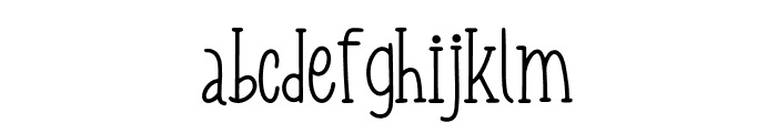 Discombobulate Font Regular Font LOWERCASE