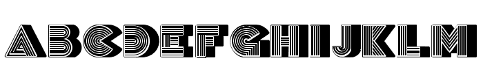 Discoteque Filled Regular Font LOWERCASE
