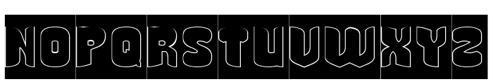Discover Magic-Hollow-Inverse Font UPPERCASE