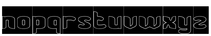 Discover Magic-Hollow-Inverse Font LOWERCASE