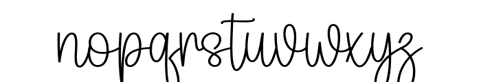 Diskey Signature Font LOWERCASE