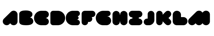 Diskopia Flat Font UPPERCASE
